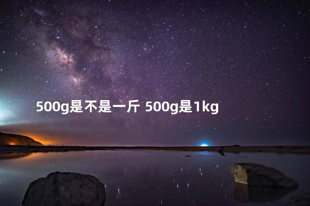 500g是不是一斤 500g是1kg吗